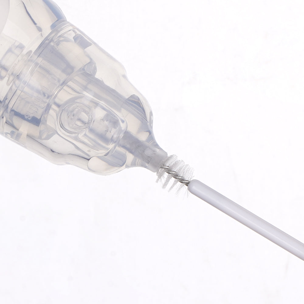 Cleaning baby nasal aspirator with included brush for hygiene