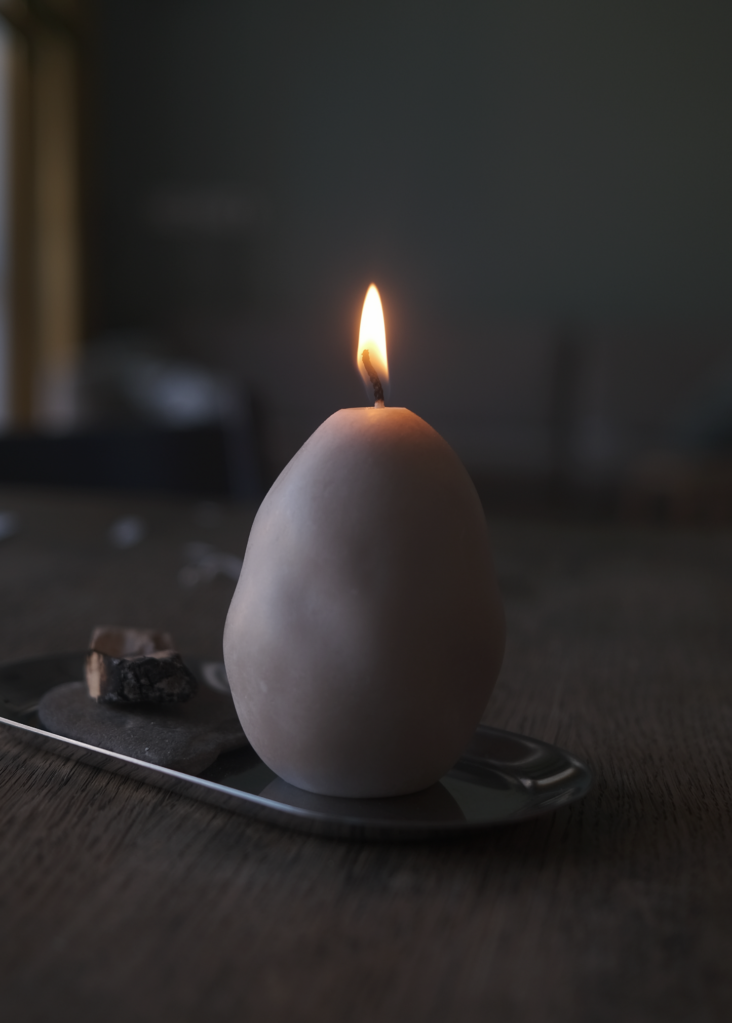 Natural rapeseed wax candle – Luma