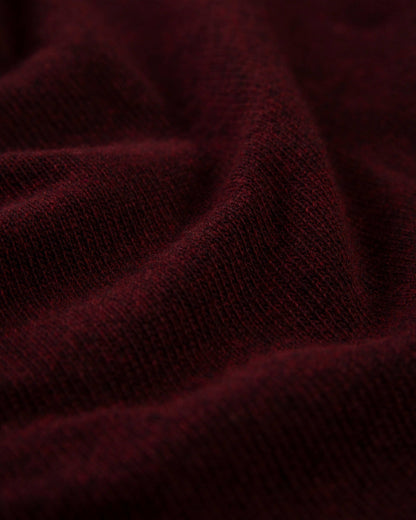 Organic knit bandana – bordeaux