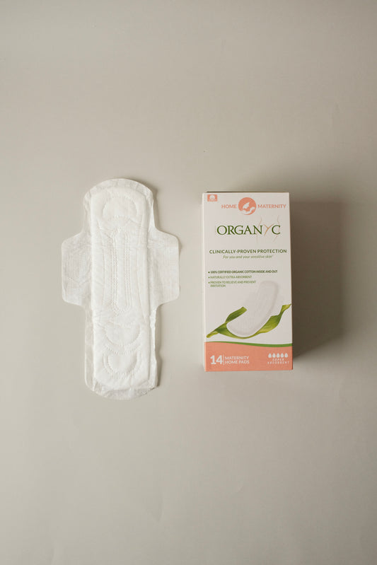 Organic cotton maternity home pads –  14 pcs
