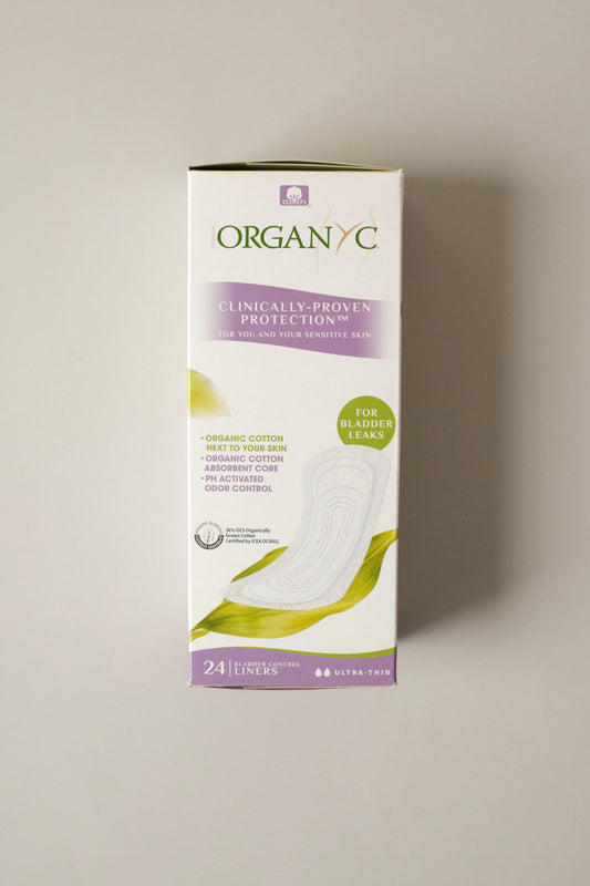 Light incontinence panty liners for bladder leaks