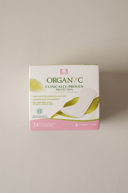 Organic cotton panty liners - ultra light flow