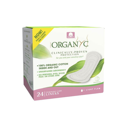 Organic cotton panty liners - ultra light flow