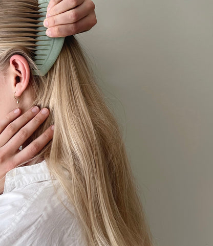 Jade gua sha comb