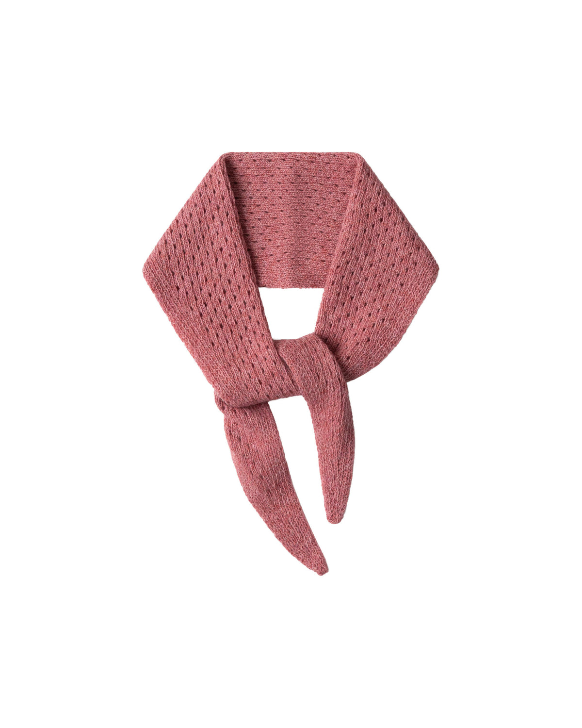 Organic knit bandana – rose