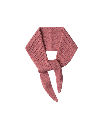 Organic knit bandana – rose