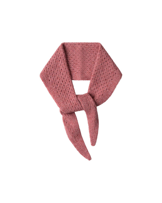 Organic knit bandana – rose