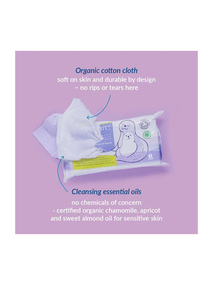 Organic baby wipes