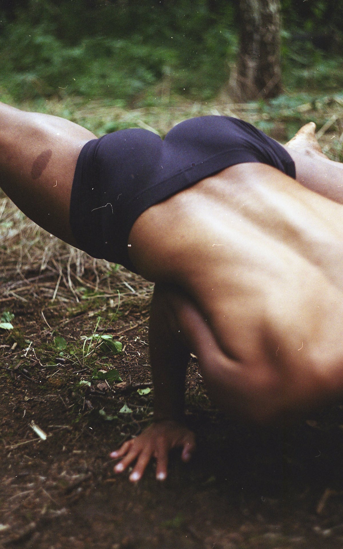 Organic cotton trunks – charcoal blue