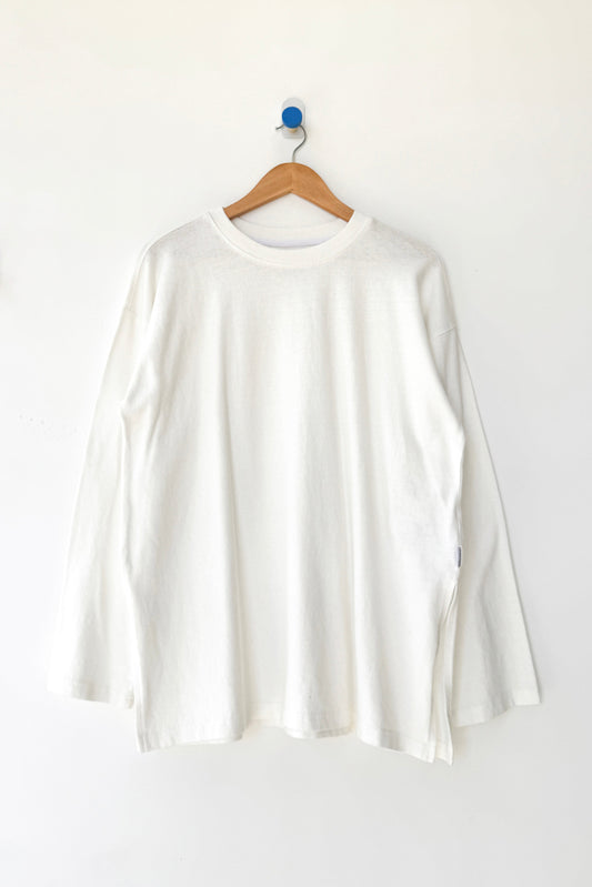Sunday tee, heavyweight cotton – white