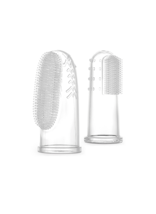 Silicone finger toothbrush set