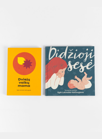 Knygų komplektas dviejų vaikų tėvams - Eglė Lukinaitė-Vaičiurgienė