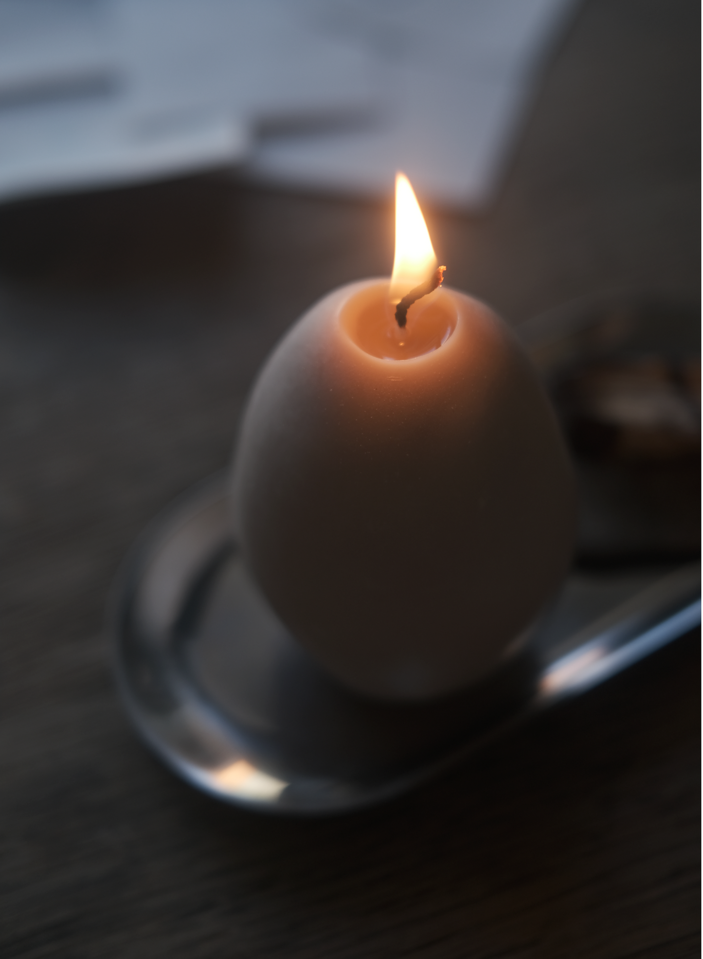 Natural rapeseed wax candle – Luma