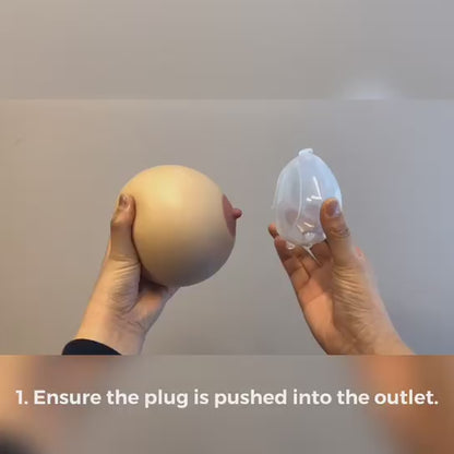 Ladybug silicone milk collector